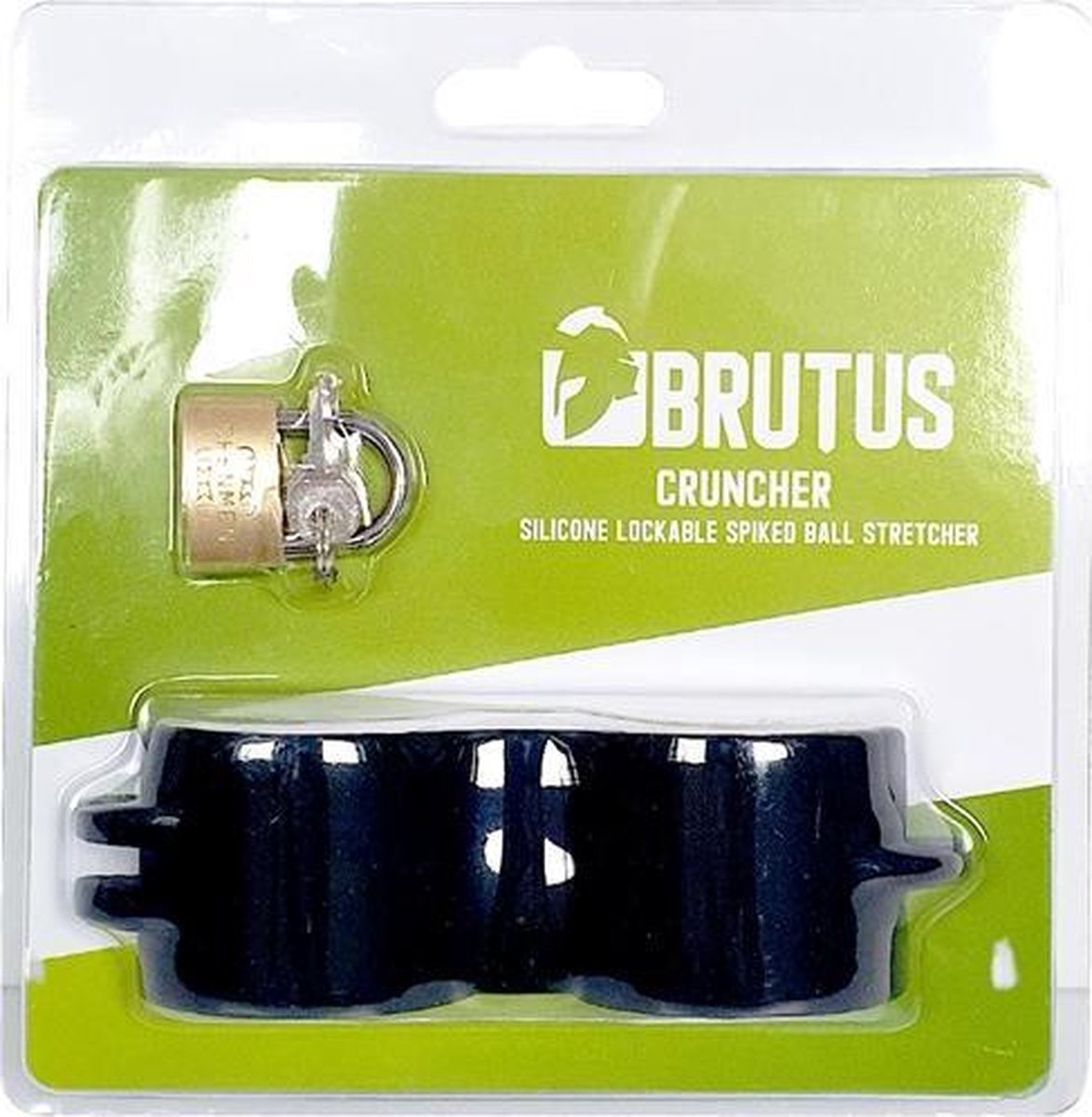Silicone ballstretcher met spikes en slot
