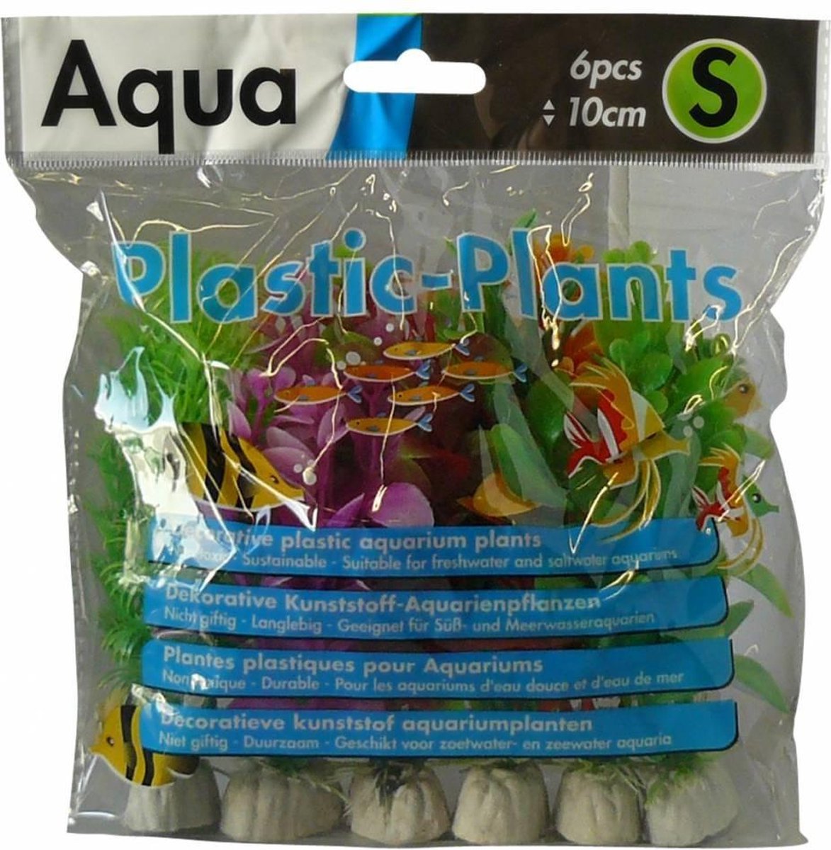 Aquarium plantjes set van 6st 10cm