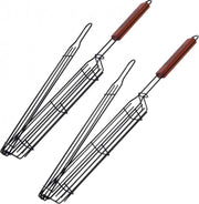 Vaggan Grillrooster - 2 Stuks - Barbecue - BBQ - voor Vis - Staal