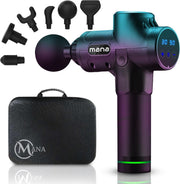 MANA® Massage Gun - 30 Vibratiesnelheden en 6 verschillende opzetstukken