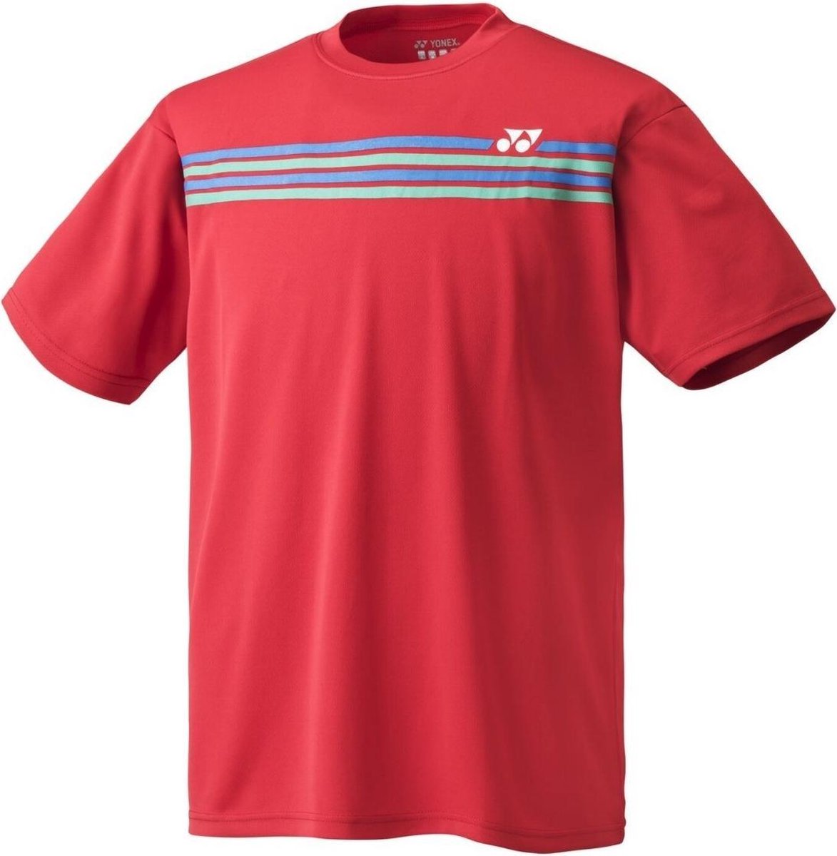 Yonex Tennisshirt Team Shirt Rood Heren Maat Xxl