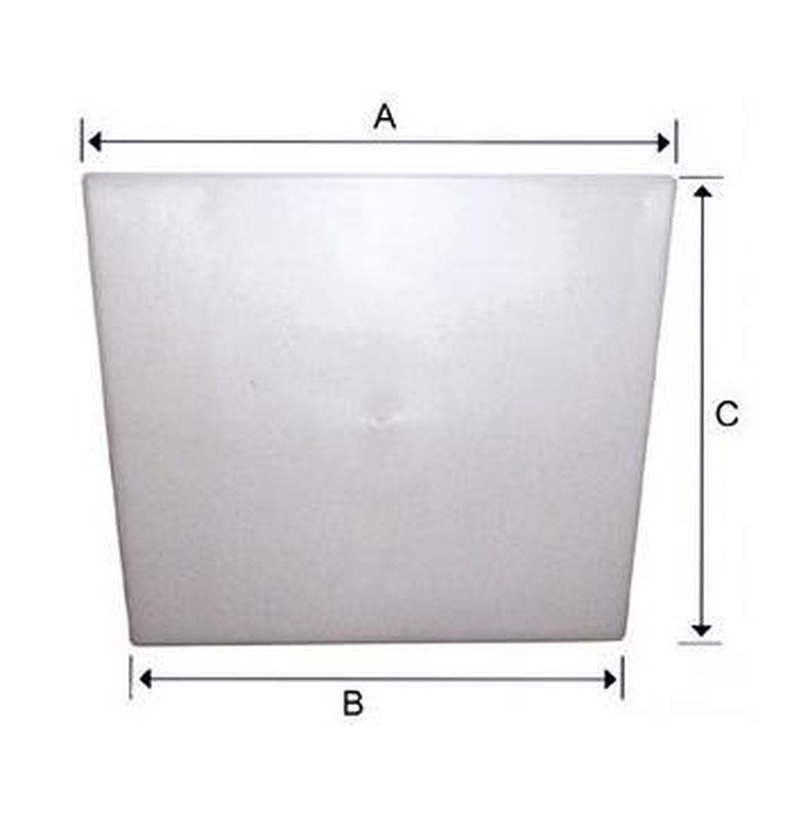 Spiegel Beschermingsplaat (dikte: 8 mm) (OCE100133)