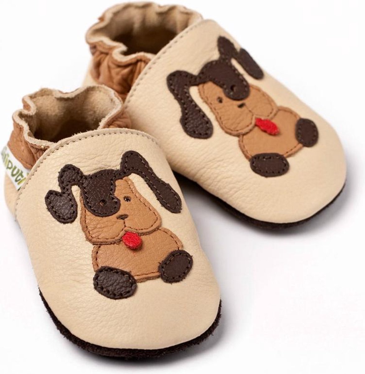 Liliputi babyslofjes Beige Doggies