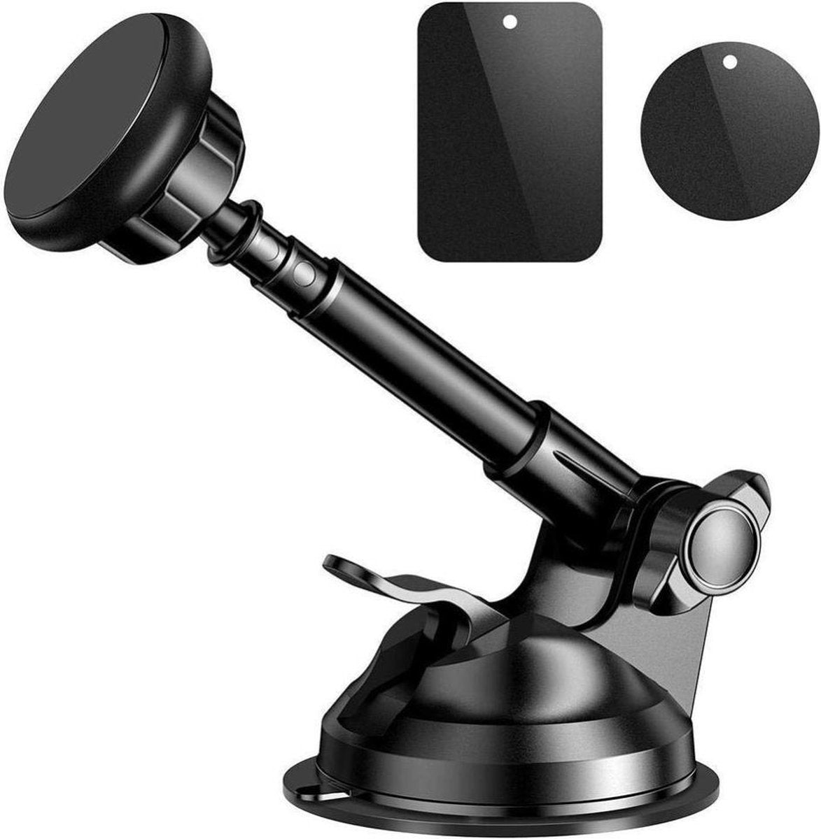 GadgetBay Universele sterke magnetische auto houder standaardcar iPhone Android - Zwart