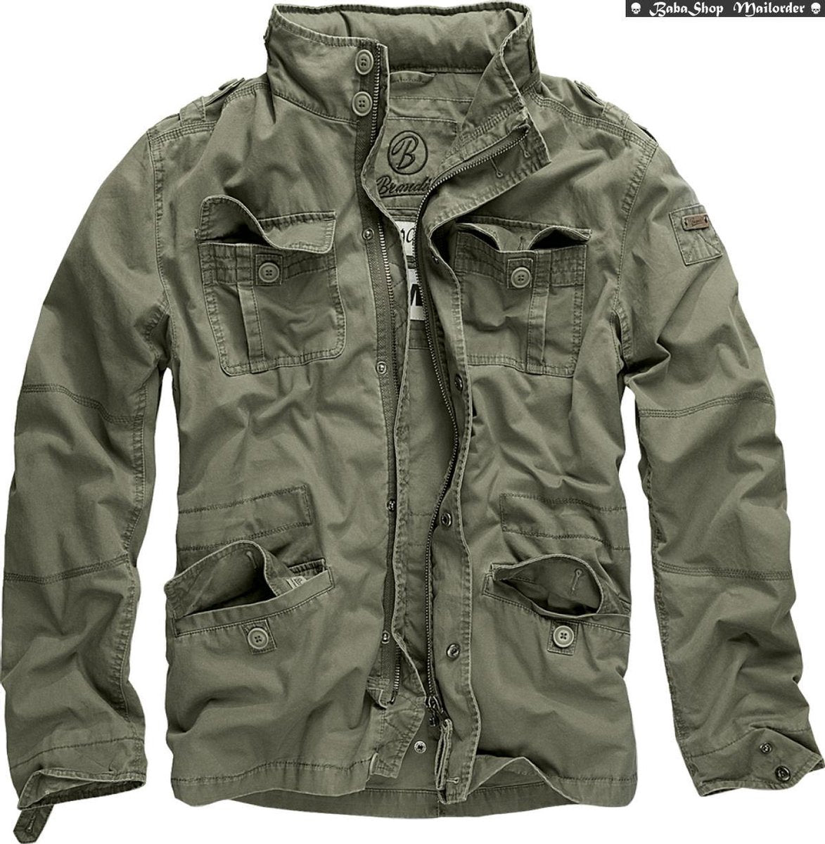 Brandit Britannia Olive Jas Heren Size : L