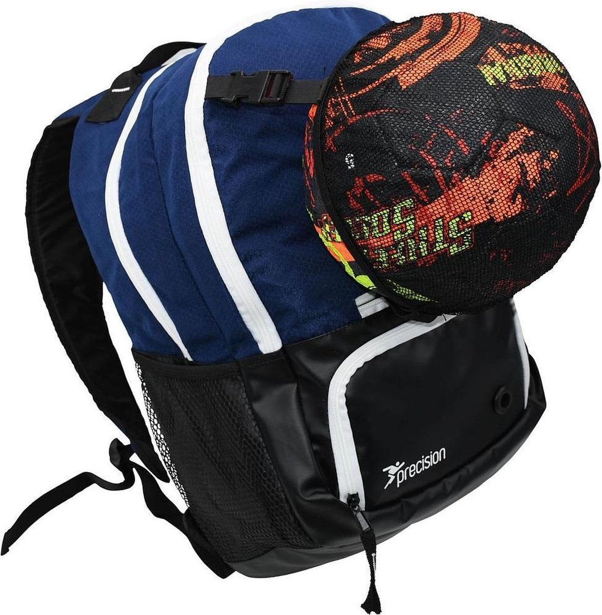 Precision Sporttas Balhouder Pro Hx 44 Liter Polyester Blauw/wit