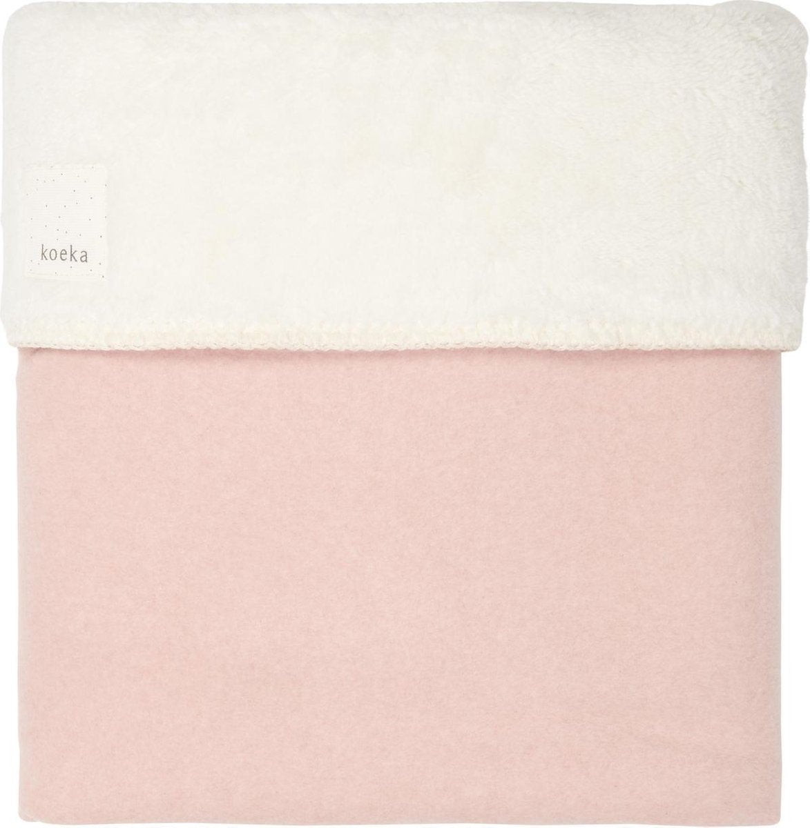 Koeka Wiegdeken Vancouver teddy - shadow pink mel./natural 75x100cm