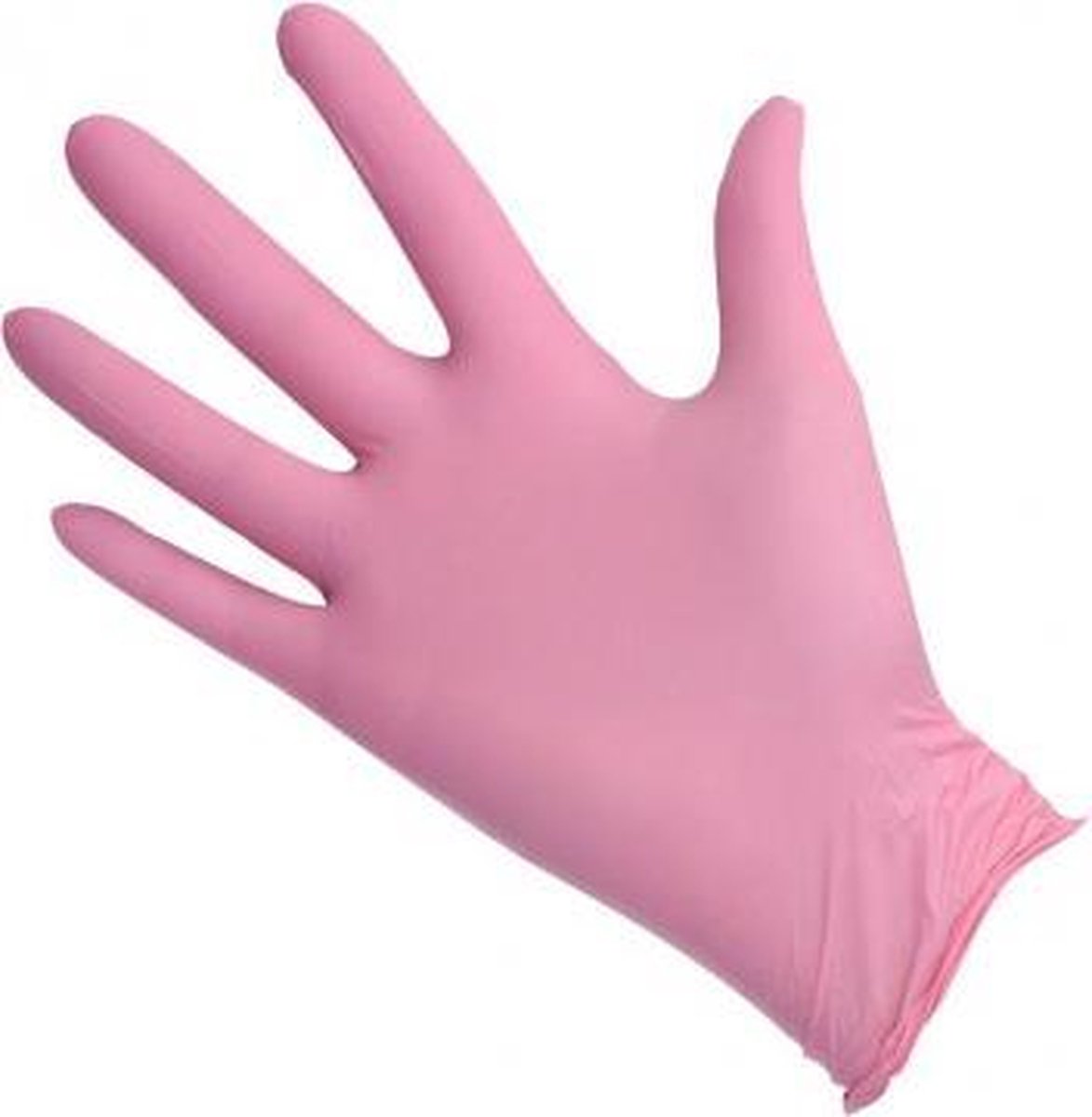 Nitril poedervrij wegwerp handschoenen - Roze -Top kwaliteit  - 100 stuks in verpakking - Maat S