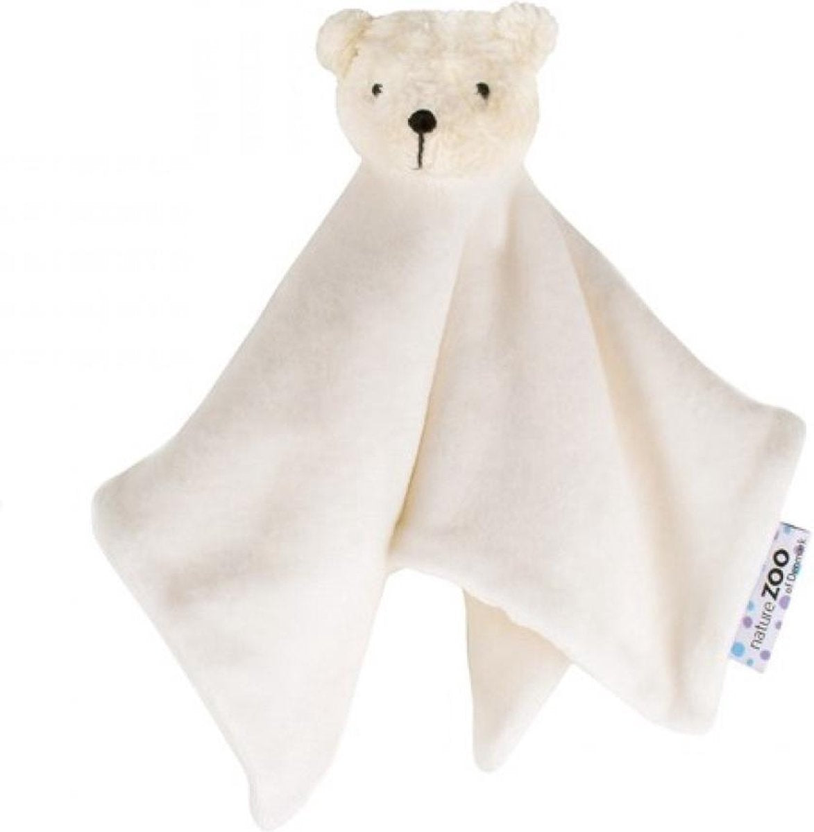 Naturezoo Knuffeldoekje Ijsbeer Biologisch 32 Cm Wit