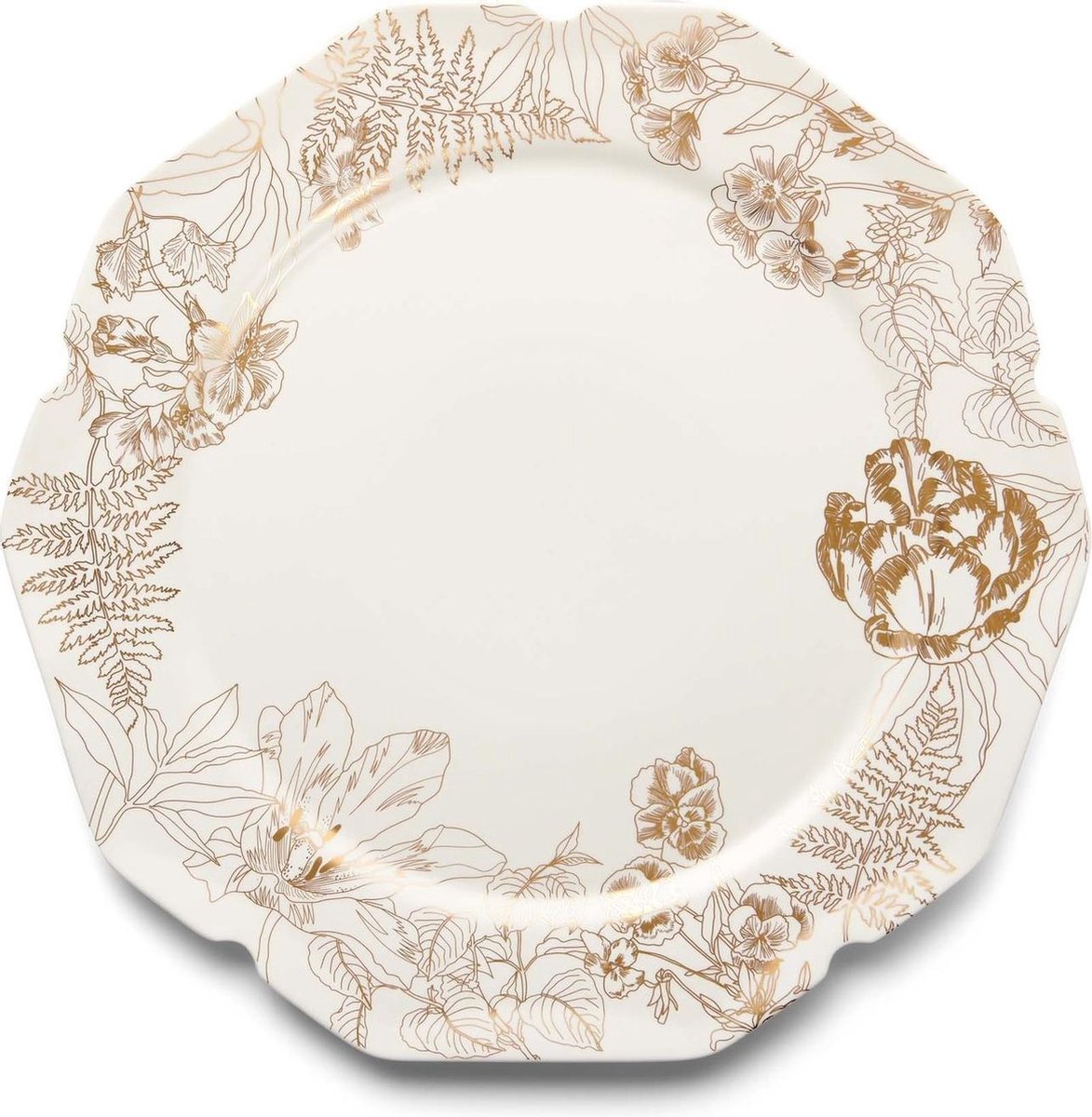 Masterpiece onderbord 34 cm / Off-white