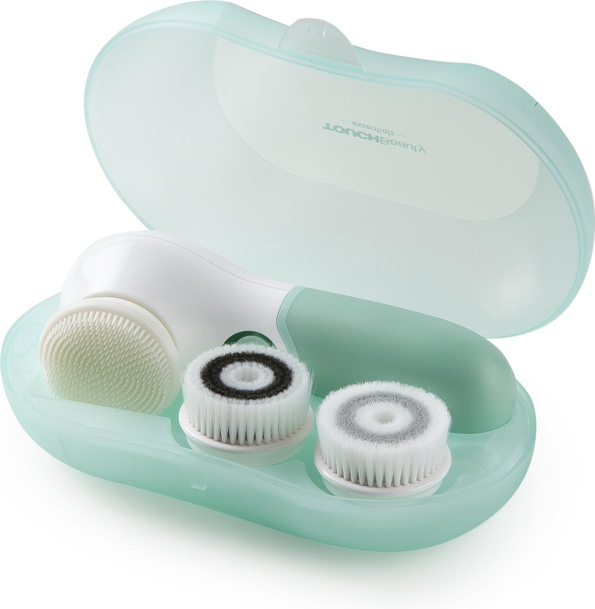 Touch Beauty TB-14838 gezichtsreinigingborstel met 3 opzetstukken - in opbergdoosje
