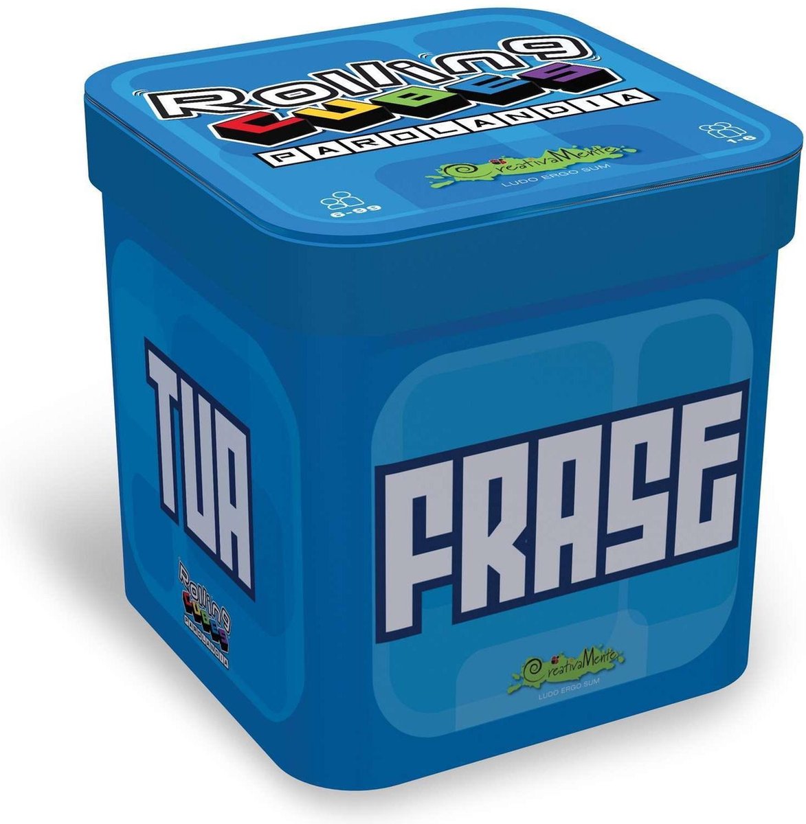 Creativamente Rolling Cubes Parolandia 7 X 7 X 7 Cm Reisspel