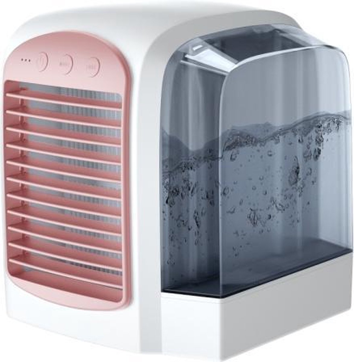 WT-F10 draagbare Europese stijl watergekoelde ventilator (roze)