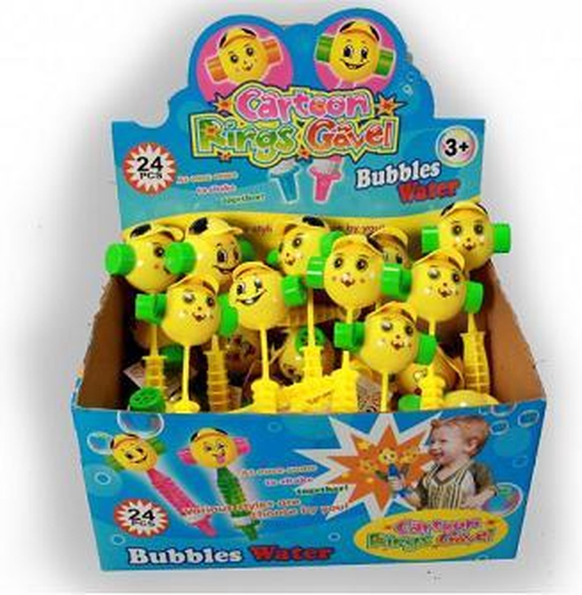 Cartoon Rings Gavel - Uitdeel Cadeau - Geluidsstaaf 20 cm 6 Stuks - Kinder Speelgoed