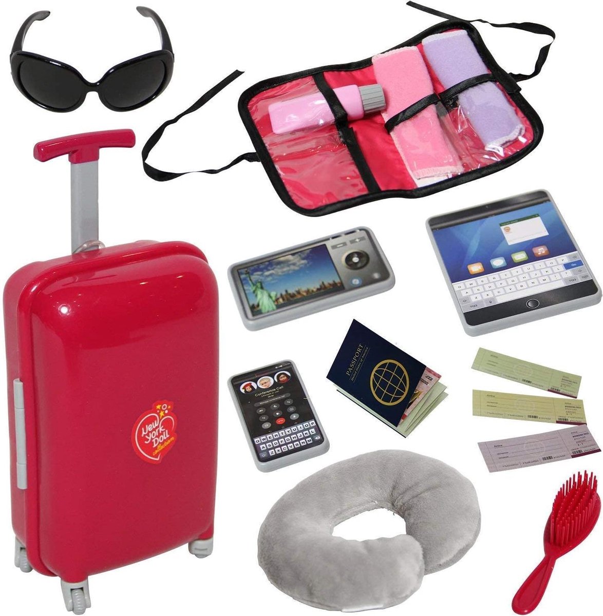 Doll Travel Set - Reis Koffer Set voor 46cm Pop