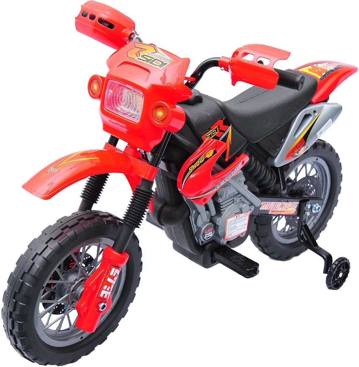 HOMCOM Elektrische kinderfiets Motorfiets - rood