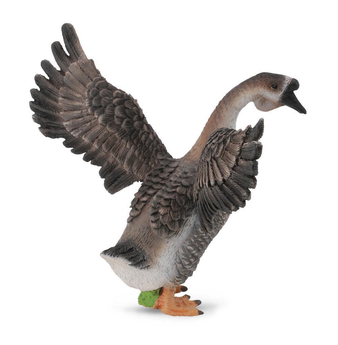 Collecta Boerderijdieren: Haaltert Gans 9 Cm Bruin