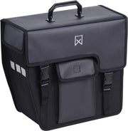 Willex Fietstas Shopper Afgeschuind Links - Zwart - 17L