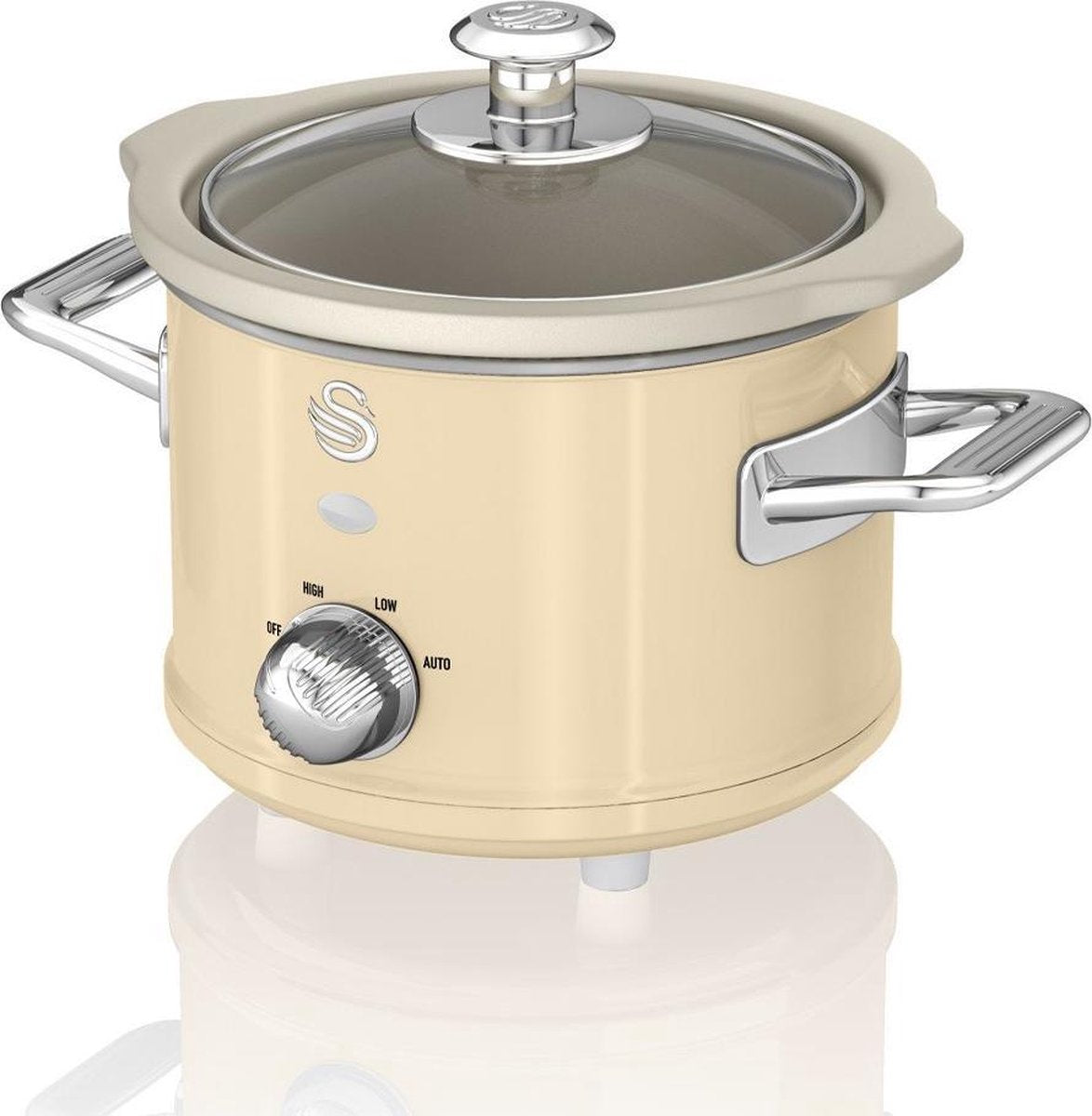 Swan Retro - Slowcooker - Crème - 1.5 liter