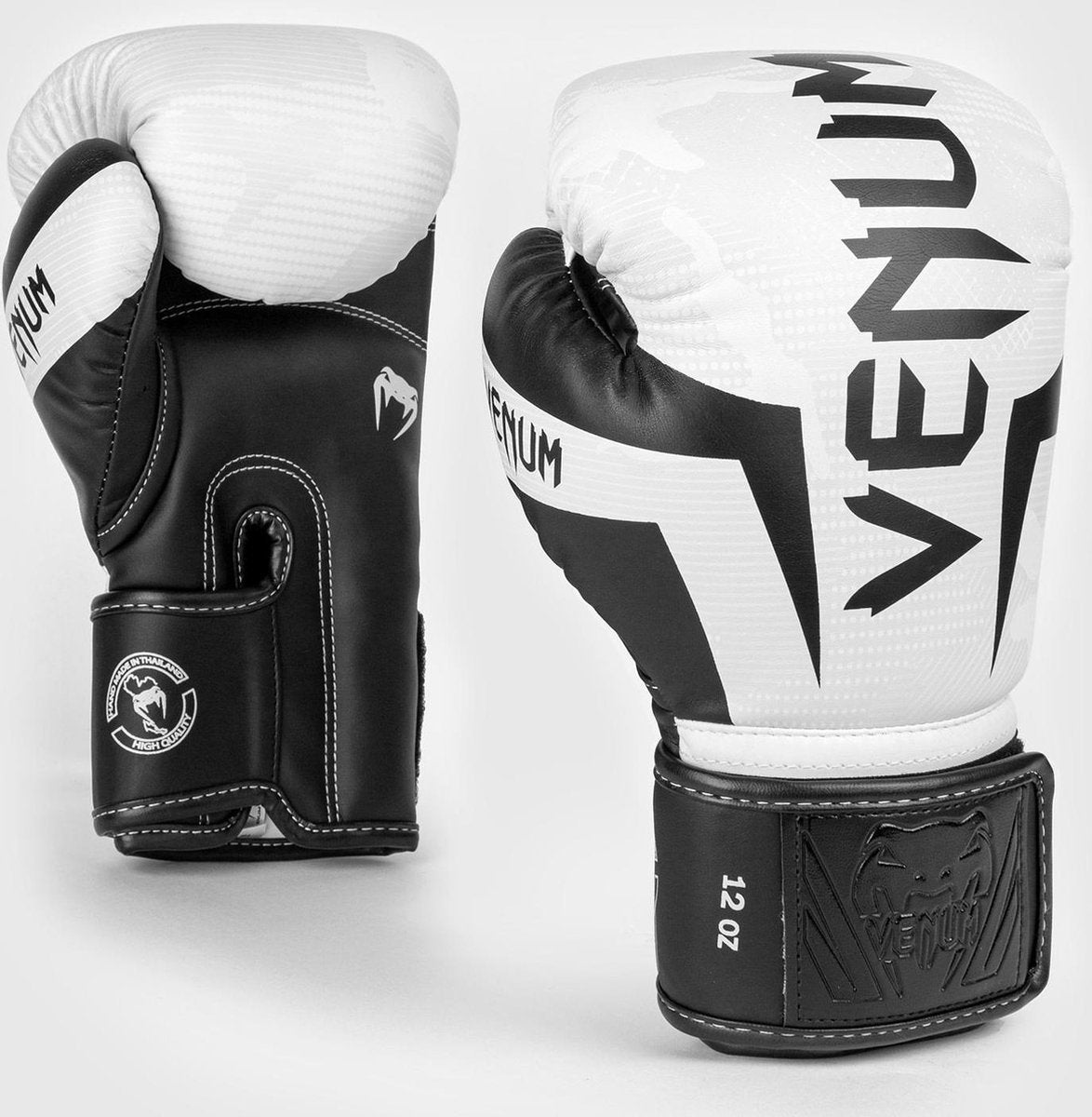Venum Bokshandschoenen Elite Camo Wit Zwart Kies hier uw maat Bokshandschoenen: 8 OZ