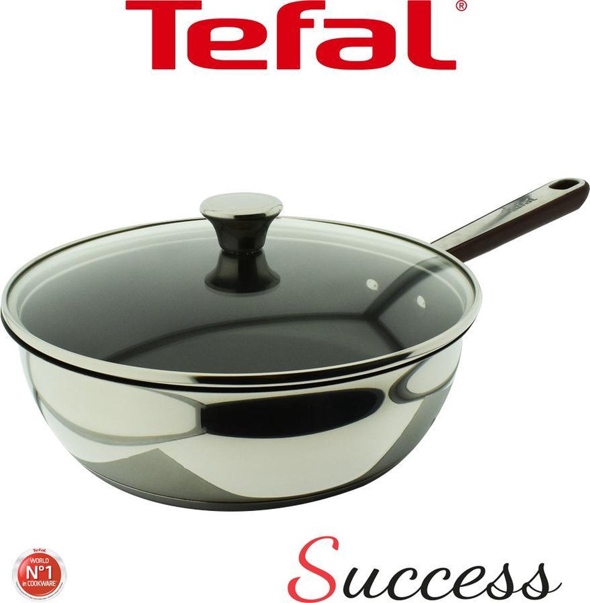 Tefal Succes Aluminium Pan Met Deksel - 24 cm