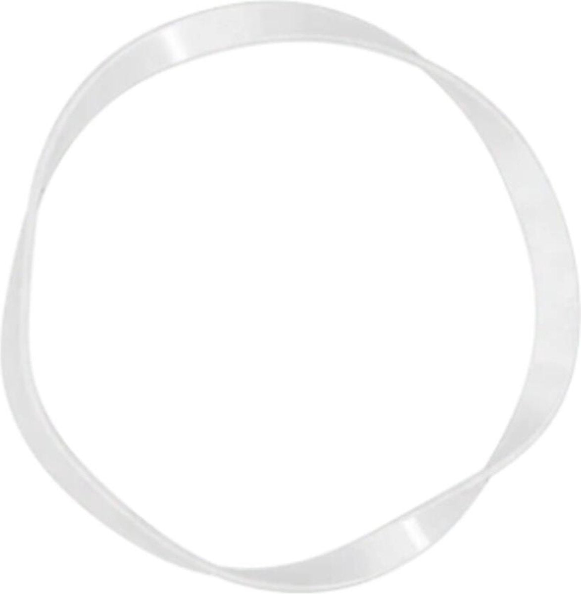 Invisibobble - Basic - Haarbandjes/haarelastiekjes - Crystal Clear - 10 stuks