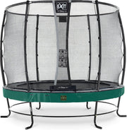 Trampoline EXIT Elegant Premium - ø253cm + net Deluxe - groen