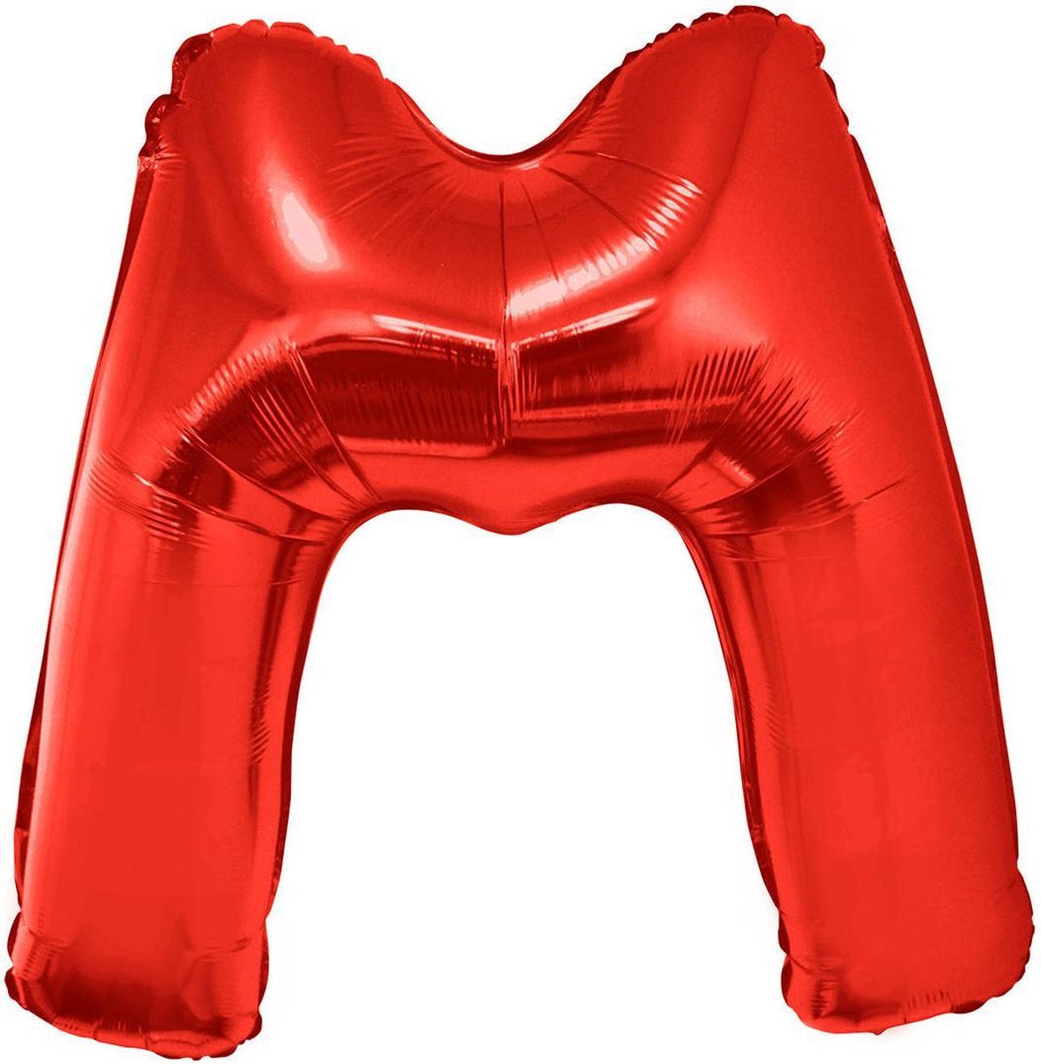 Grote folie ballon letter M Rood