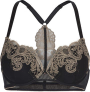 LingaDore - Black Incense - Push up bh - maat 80B - Goud Zwart