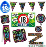 18 jaar verjaardag versiering pakket XL