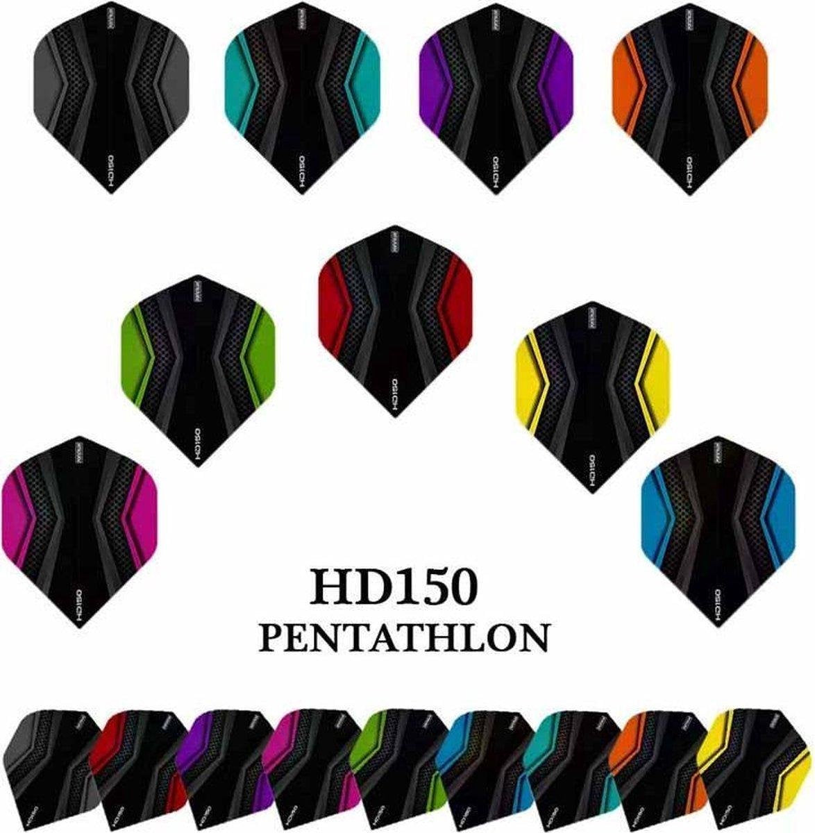 Pentathlon HD150 Mix - 10 sets (30 st.) Stevige Dart Flights