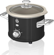 Swan Retro - Slowcooker - Zwart - 1.5 liter