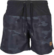 Urban Classics Zwemshorts -L- Block Zwart