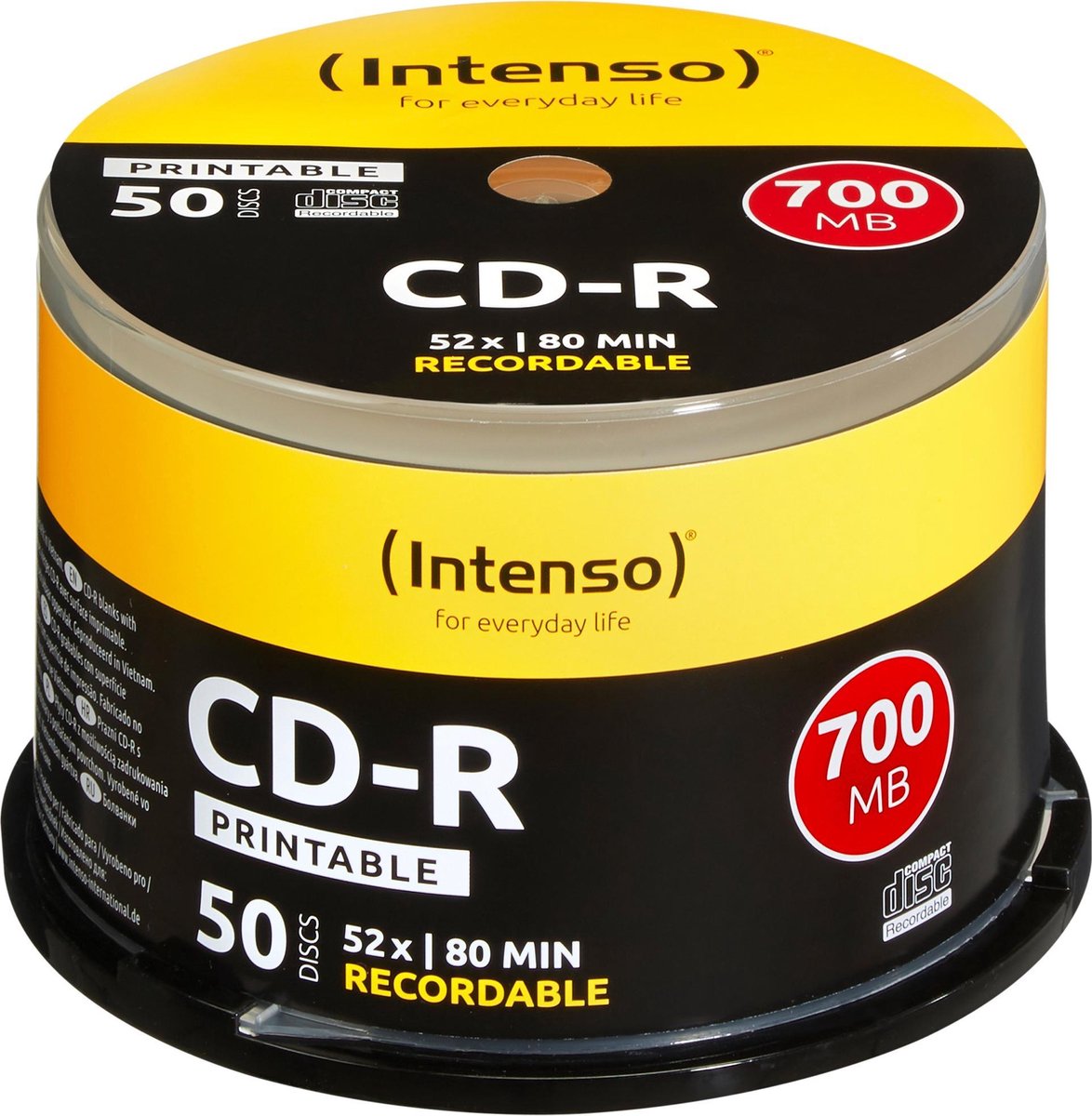 Intenso CD-R 700MB/80 Min. Cakebox