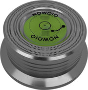 Platenpuck of Aandrukgewicht voor Platenspeler - Zilver 280 Gram - Hifi Record Clamp met Waterpas - Record Clamp - High End Stabilizer voor Draaitafel