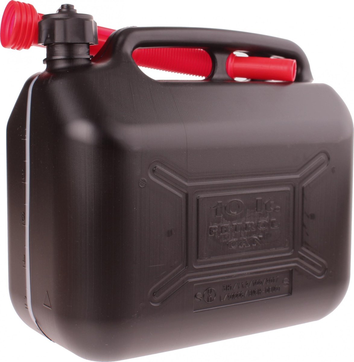 Proplus Jerrycan 10 Liter Met Vulslang Kunststof Zwart Un-gekeurd
