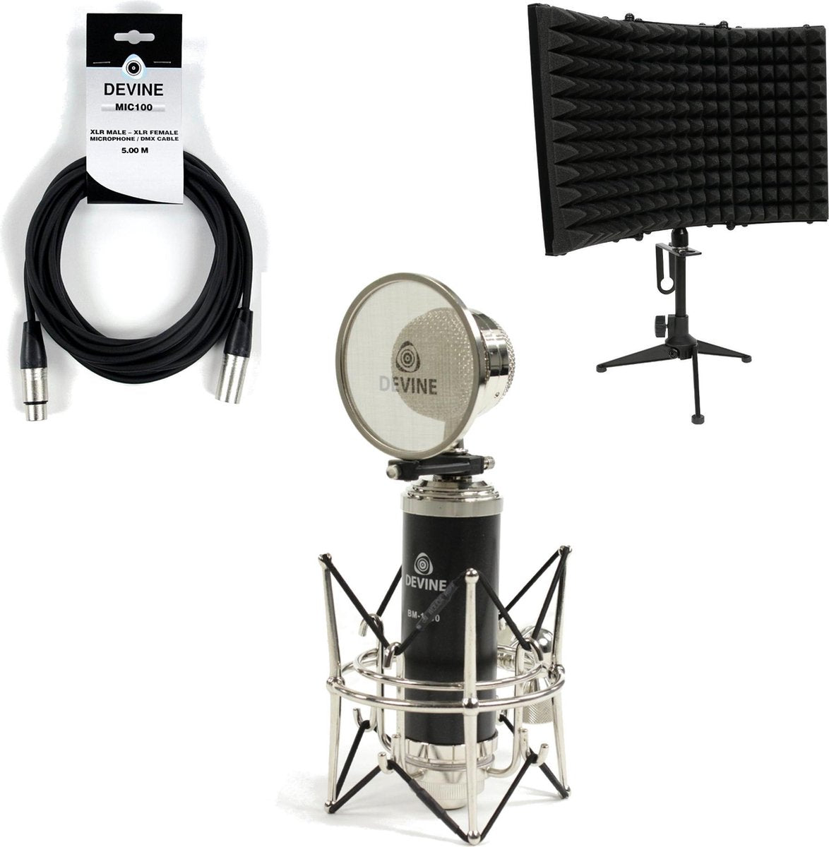 De Devine BM-1000 is de ideale microfoon voor in de home studio