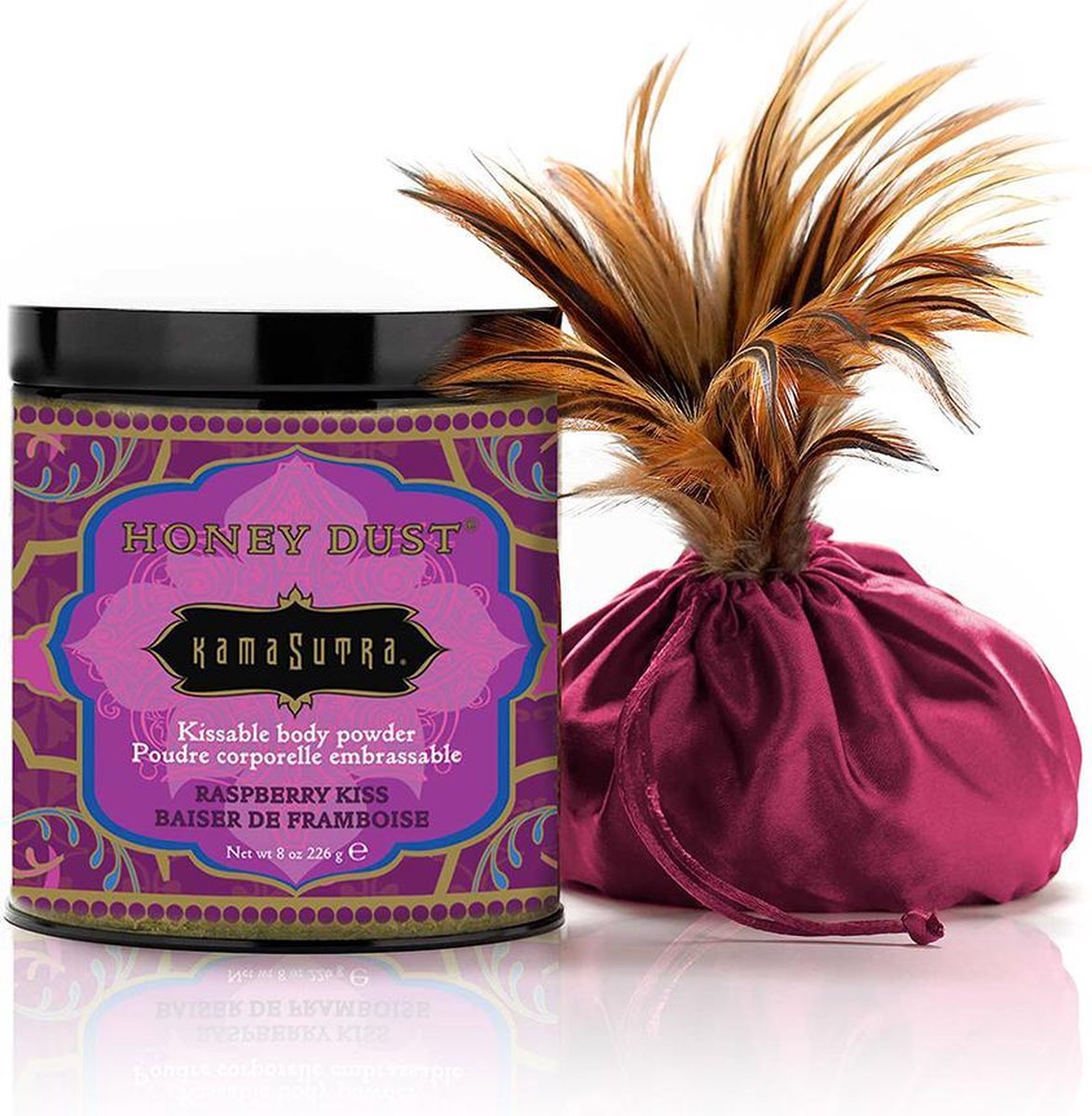 Kamasutra Honey Dust Lichaamspoeder Raspberry Kiss