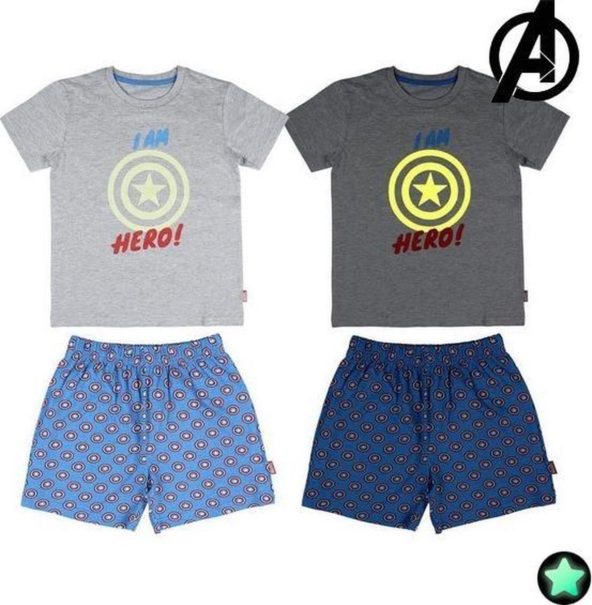 Pyjama Kinderen The Avengers Gloei in het donker