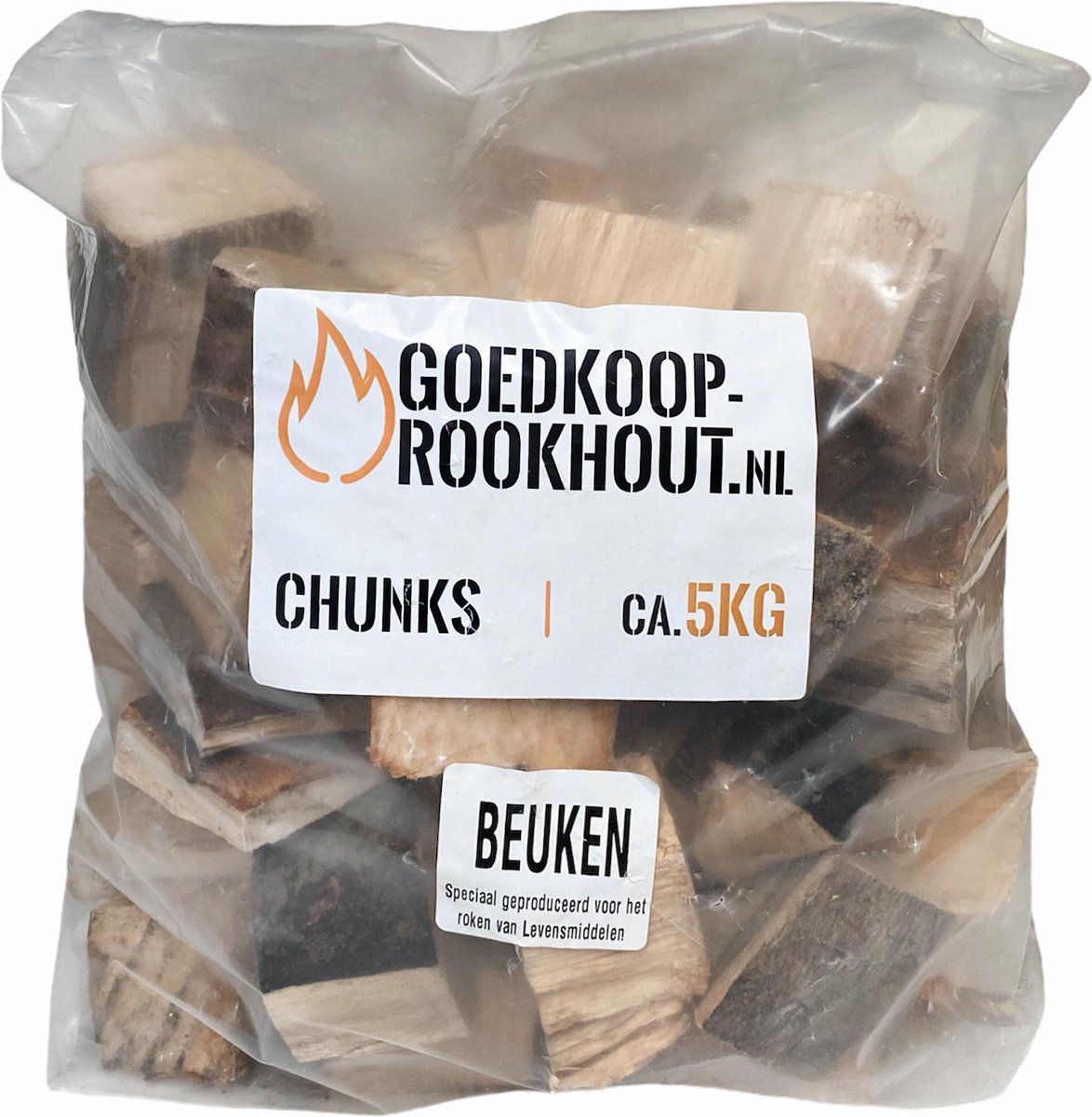 Beuken chunks - 5 KG