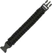 101inc Paracord big buckle 7 inch zwart