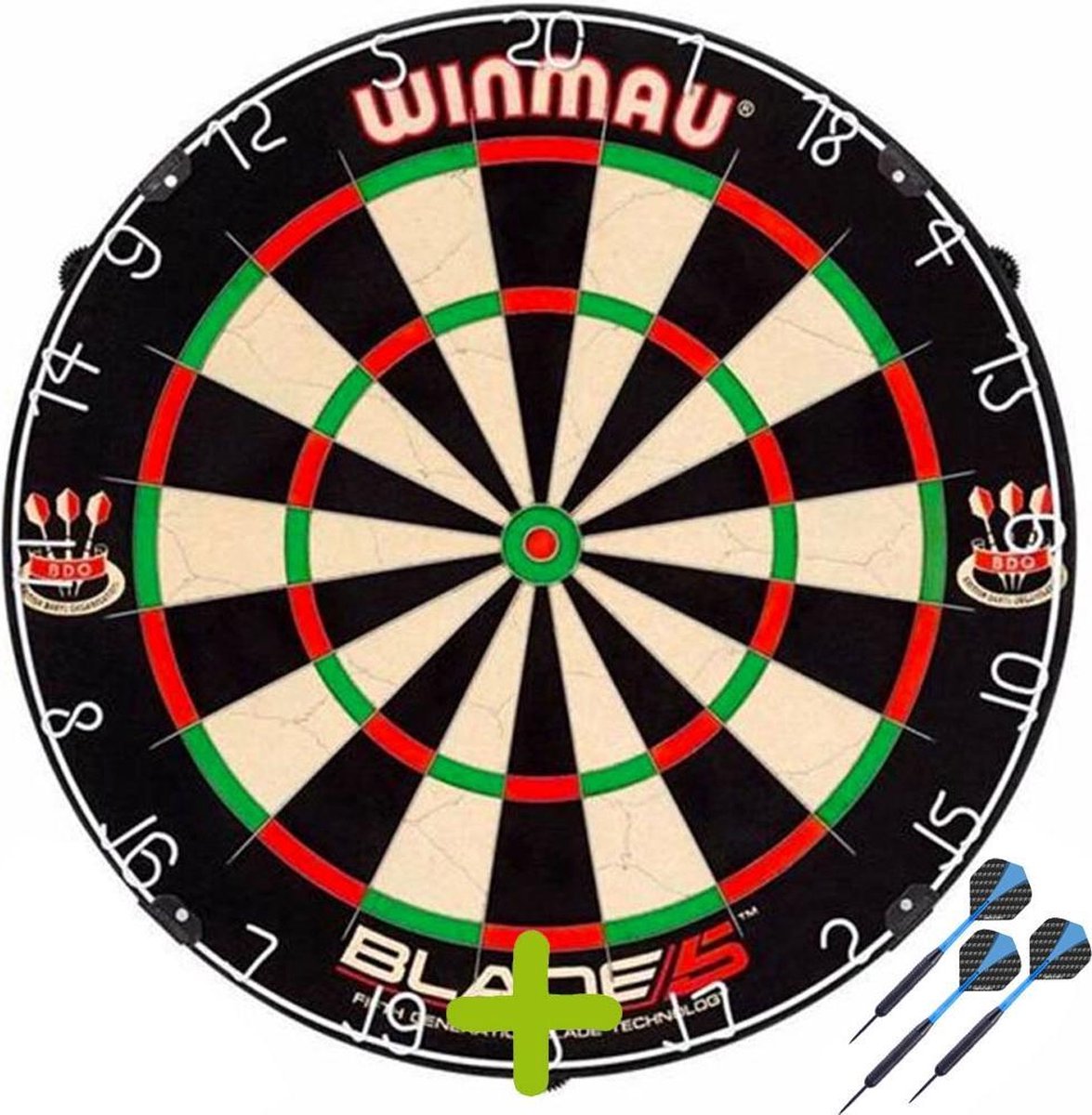 Winmau Blade 5 + 1 Set Black Brass