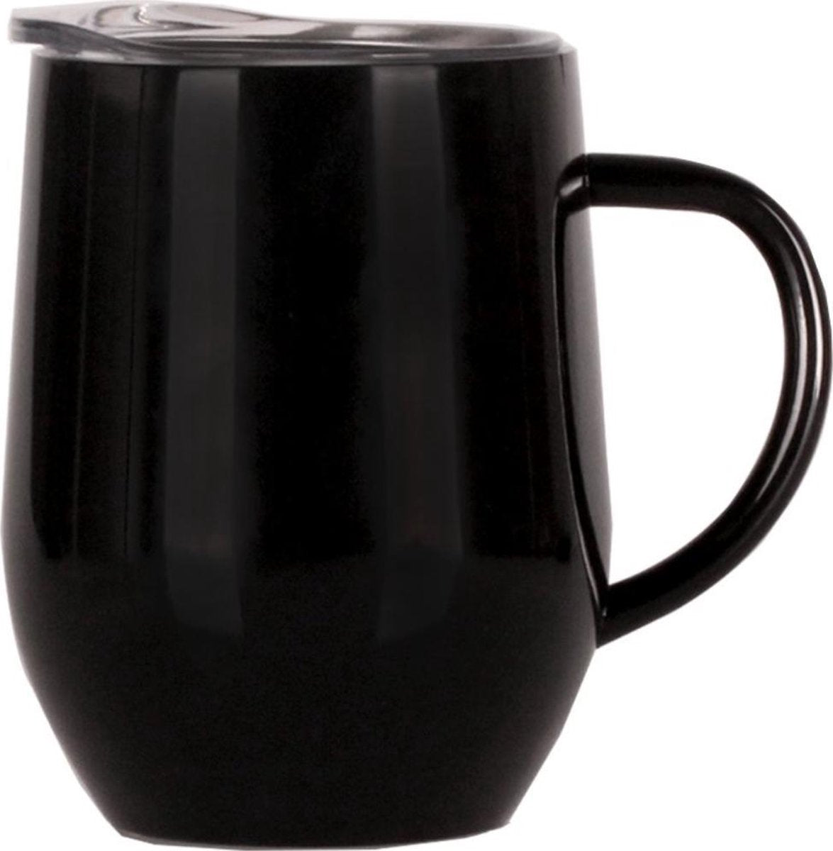 Drinkbekers | Thermosbeker | Beker | Koffiebeker to go | Dubbelwandig | RVS | Zwart | Able & Borret