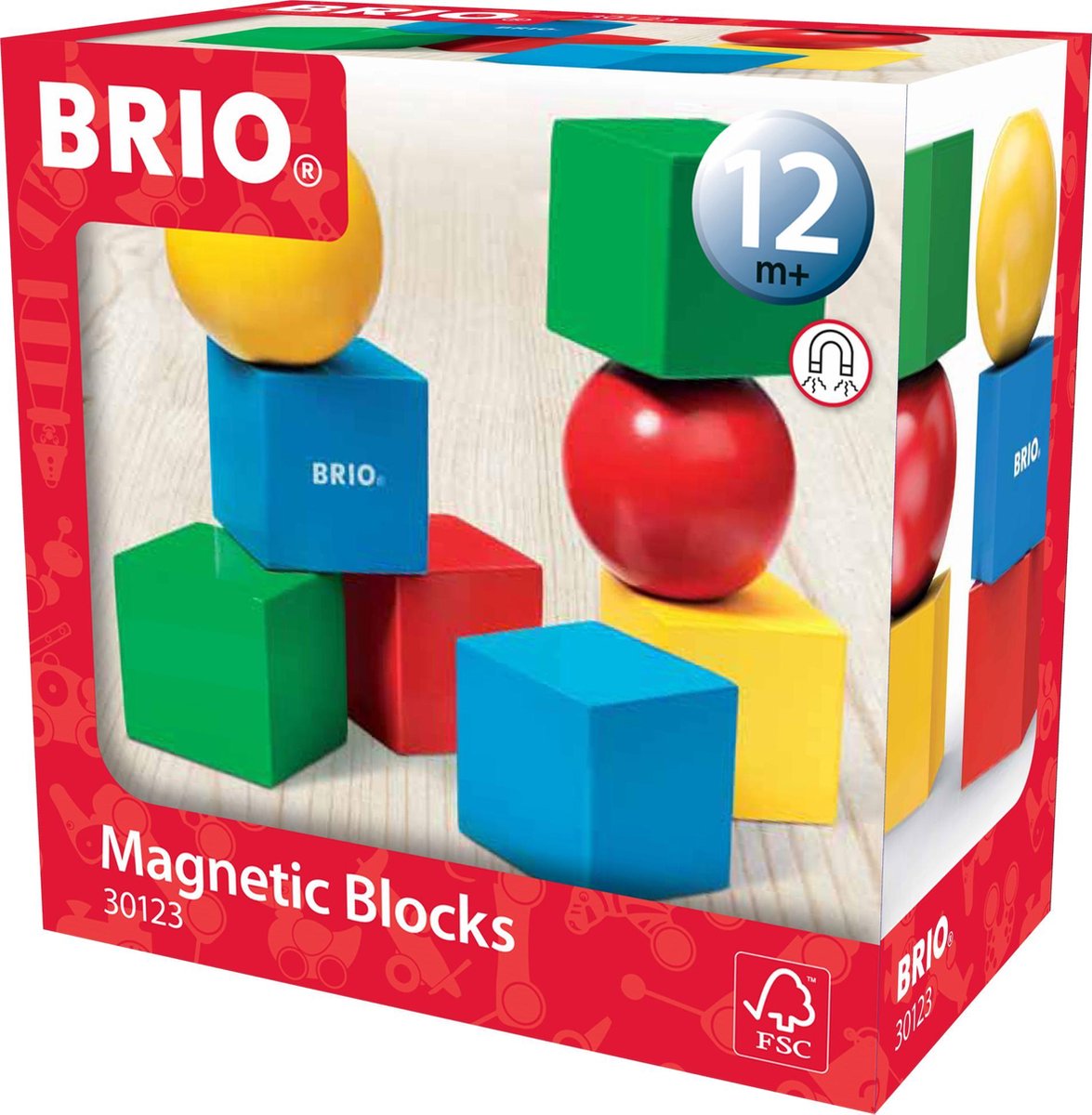 Speelgoed | Wooden Toys - Stacking Magnetic Blocks
