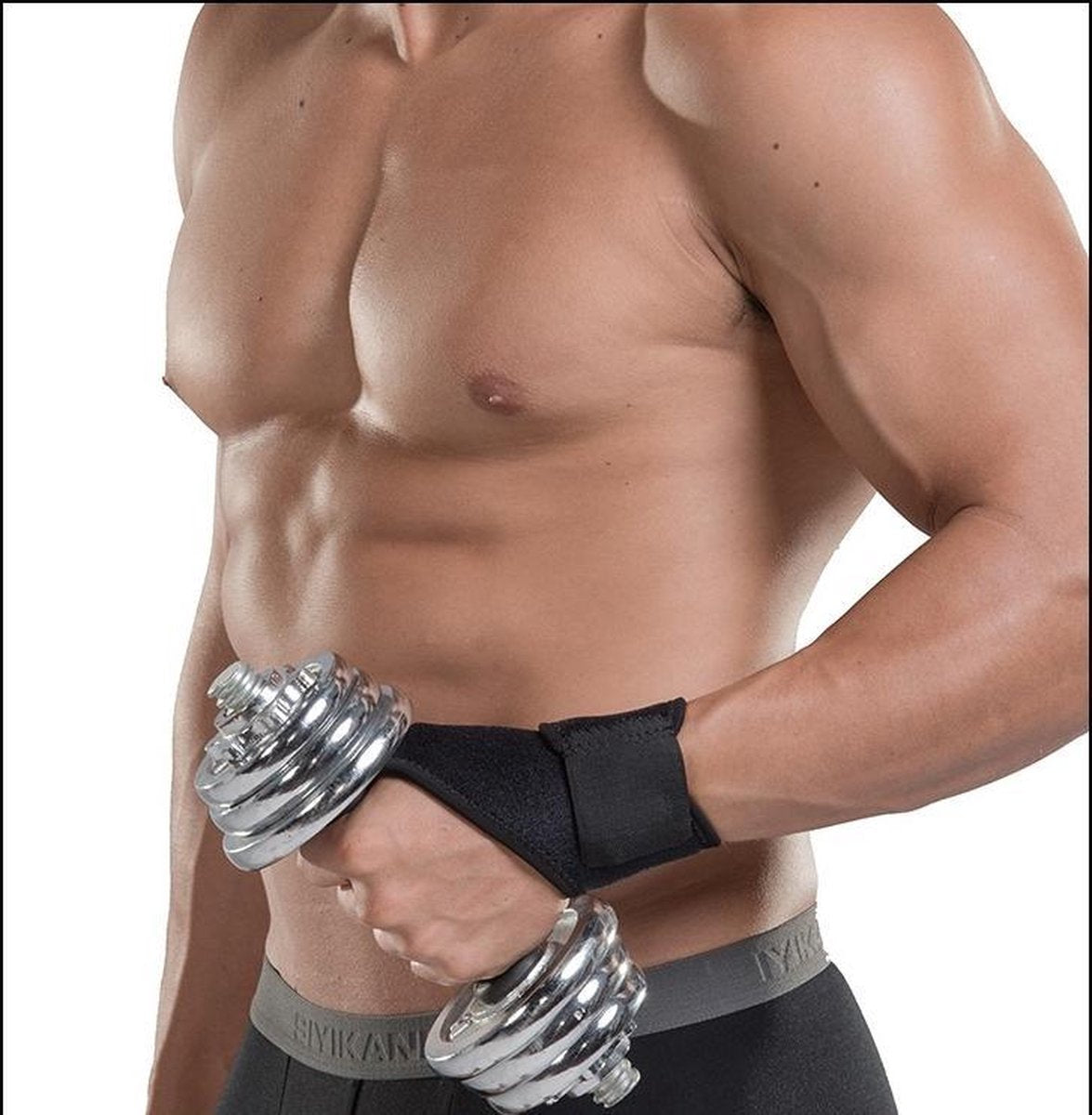 Pro-Care Polsbrace | Universeel links of rechts | Fitness band| Crossfit | Powerlifting | Klachten Bescherming | Zwart