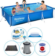 Bestway Steel Pro Rechthoekig 300x201x66 cm - 6-delig - Zwembad Combi Deal