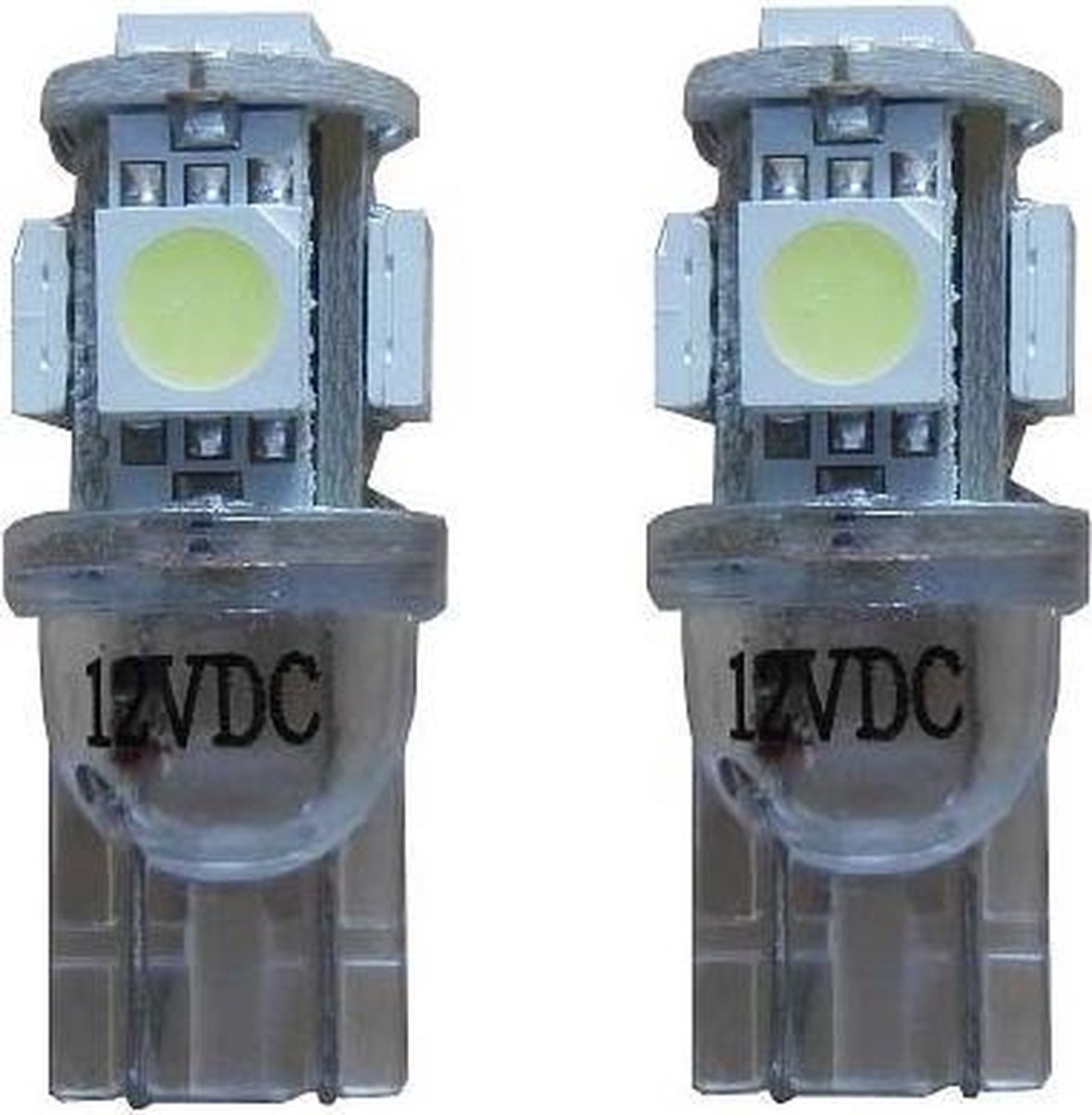 5 SMD W5W LED wit