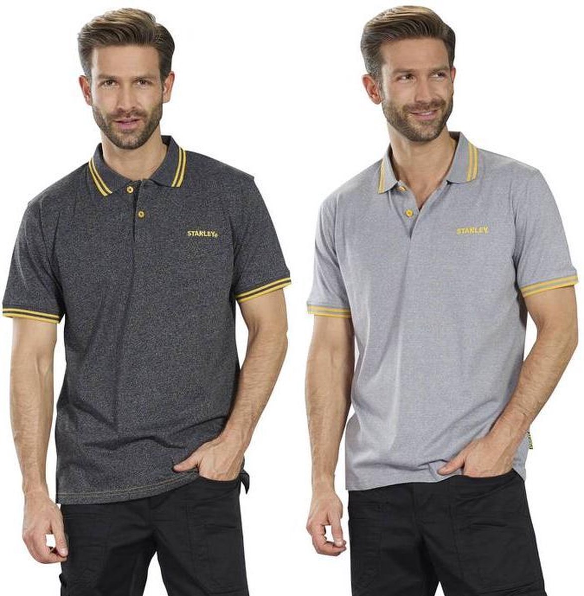 Stanley Poloshirt zilvergrijs maat XXL
