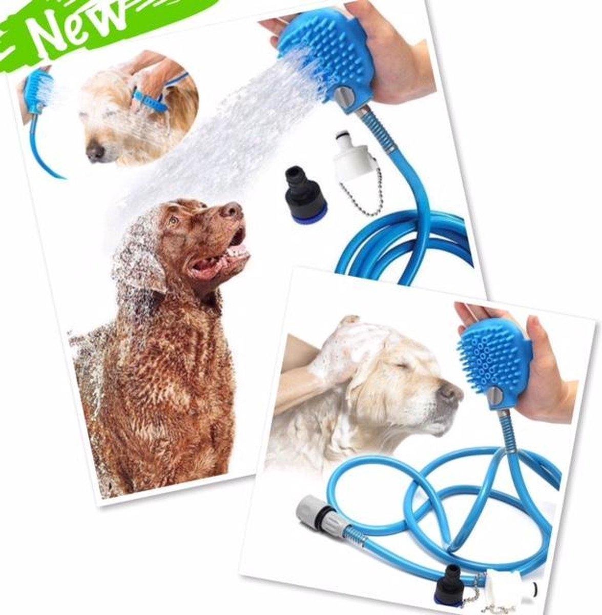 Dieren Douche Water Borstel | Hygiënisch voor Honden en Katten | Honden en Katten Douche | Voor Binnen&Buiten