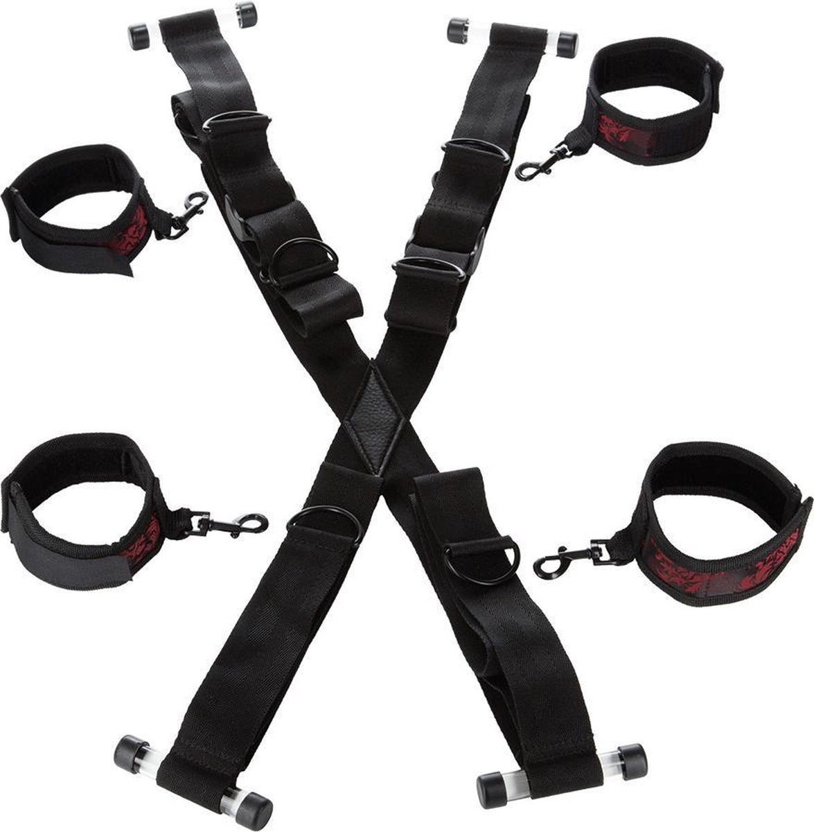 Bondage Set Over the Door Cross Scandal Zwart